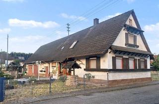 Einfamilienhaus kaufen in 76437 Rastatt, Sanierungsbedürftiges Einfamilienhaus mit Ausbaupotential, Hof und Garten in Rastatt-Wintersdorf