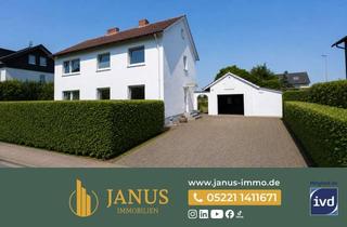 Haus kaufen in 32139 Spenge, Großzügiges Zweifamilienhaus mit 889 m² Grundstück, Garage & Wintergarten