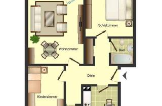 Wohnung mieten in Breslauer Straße 28, 59192 Bergkamen, Ab sofort zu besichtigen!! 3-Zimmer-Wohnung in Weddinghofen frei