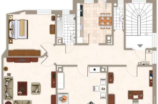 Wohnung mieten in Poststraße, 75417 Mühlacker, Größzügige, sanierte 4 Zimmer-Wohnung mit Balkon im Zentrum von Mühlacker