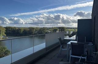 Penthouse mieten in Hafenterrassen 10, 21502 Geesthacht, Exklusive 3-Zimmer-Penthouse-Wohnung direkt an der Elbe in Geesthacht mit bestem Ausblick