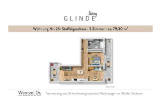 Wohnung mieten in 21509 Glinde, Neubau Mühlenstraße 5 – attraktive 3-Zimmer-Wohnungen- Wentzel Dr.