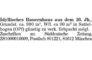 Bauernhaus kaufen in 93455 Traitsching, Bauernhaus in Sattelbogen
