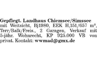 Haus kaufen in 83071 Stephanskirchen, Landhaus Chiemsee/Simssee