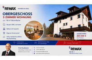 Wohnung kaufen in 79686 Hasel, Traumhaft große vermietete 5-Zimmer-Wohnung im 1. OG mit Balkon/Terrasse u. Zugang zu eigenem Garten