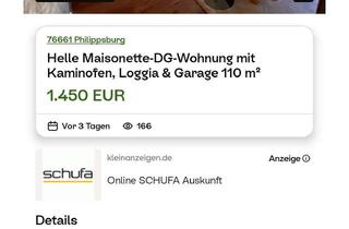 Wohnung mieten in Odenwaldstraße, 76661 Philippsburg, 4,5-Zimmer-Wohnung in Philippsburg