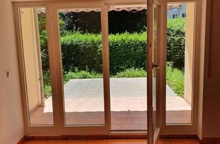 Wohnung mieten in 61231 Bad Nauheim, Geschmackvolle Terrassenwohnung mit drei Zimmern sowie Terasse/Garten und Einbauküche in Bad Nauheim
