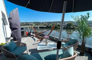 Penthouse mieten in Schloßstraße, 56179 Niederwerth, Penthouse-Wohnung direkt am Wasser auf der Insel Niederwerth.