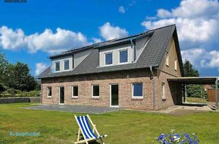 Doppelhaushälfte kaufen in 25885 Oster-Ohrstedt, 2 Doppelhaushälften - z. B. für Eltern und Kinder - 2 x ca. 109 m² und 2 x 2 Bäder