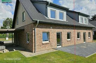 Doppelhaushälfte kaufen in 25885 Oster-Ohrstedt, Ideal zum Vermieten: Doppelhaushälfte, ca. 109 m², 2 Bäder, Carport
