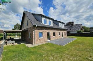 Doppelhaushälfte kaufen in 25885 Oster-Ohrstedt, Raus aufs Land! Doppelhaushälfte mitten im Dorf! Neubau, KfW 40!