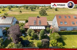 Haus kaufen in 76275 Ettlingen, Wohnen mit Naturgefühl – stilvolles Holzhaus mit Kamin & Garten!
