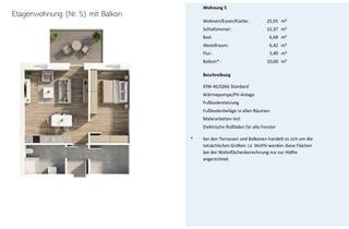 Wohnung kaufen in Petunienstieg 13, 27639 Nordholz, 2-Zimmer-Wohnung(Nr. 5) mit Balkon