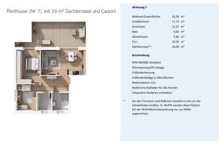 Penthouse kaufen in Petunienstieg 13, 27639 Nordholz, Penthouse(W7) mit 33m² Dachterrasse und Carport