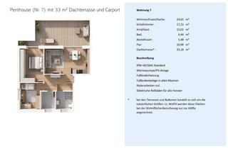 Penthouse kaufen in Petunienstieg 13, 27639 Nordholz, Penthouse(W7) mit 33m² Dachterrasse