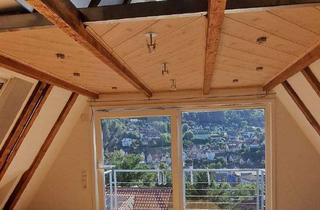 Wohnung mieten in 75365 Calw, Maisonette in Calws sonniger Südhanglage – Balkon, Kamin und Weitblick