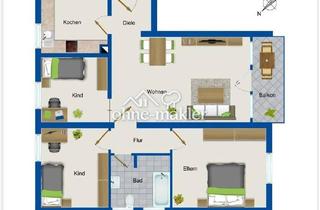 Wohnung kaufen in 91154 Roth, Renovierte 4-Zimmer-Wohnung in Roth - perfekt für die Familie --PROVISONSFREI--