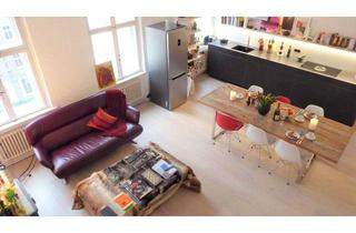 Immobilie mieten in Krossener Straße 13, 10245 Friedrichshain, Loftartige Dachgeschoss Maisonette Wohnung in toller Lage