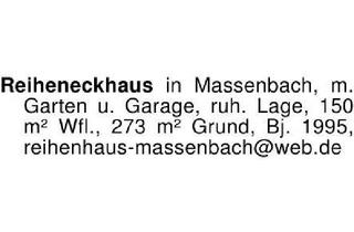Reihenhaus kaufen in 74193 Schwaigern, Reiheneckhaus in Massenbach, m. Garten u. Garage, ruh. Lage, 150