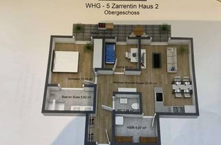 Wohnung mieten in Zum Fischerberg, 19246 Zarrentin, Moderne 3 Zimmer Wohnung am Schaalsee