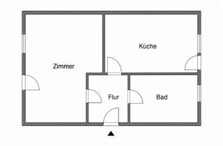 Wohnung mieten in Eisenbahnstraße 19, 16816 Neuruppin, 1-Raum Wohnung in Neuruppin