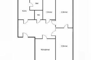 Tauschwohnungen in 23564 St. Jürgen, Tauschwohnung: 4-Zimmer-Wohnung in Lübeck, Sankt Jürgen