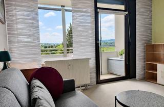 Wohnung mieten in Werner-Von-Siemens-Straße, 87471 Durach, Möblierte 1-Zimmer-Wohnung mit großem Balkon, Weitblick und Einbauküche bei Kempten