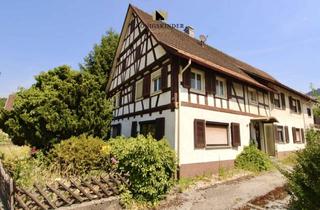 Haus kaufen in 76593 Gernsbach, Historischer Charme! Denkmalgeschütztes Fachwerkhaus, mit zwei Wohneinheiten und zusätzlichem Baupot