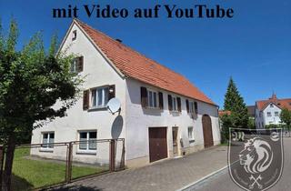 Haus kaufen in 89431 Bächingen, Handwerker aufgepasst: EFH mit großem Potenzial, Garage, Stadl und idyllischem Garten in Bächingen