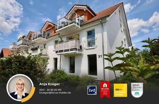 Wohnung kaufen in 04416 Markkleeberg, Wohnen in Markkleeberg-Zöbigker I Terrassenwohnung am Cospudener See I 3 Zimmer I Garten I FREI