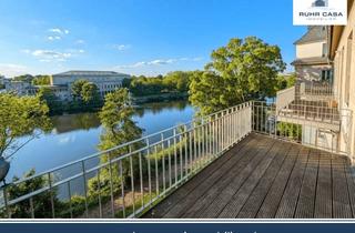 Wohnung mieten in 45468 Mitte, Attraktive 3-Zimmer-Wohnung mit 2 Balkonen und traumhaftem Ruhrblick in Mülheim