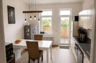 Wohnung mieten in Körnerstraße 19, 27576 Lehe, Exklusiv: gepflegte 3-Zimmer-Wohnung mit Balkon, unverbautem Blick, schöner Garten