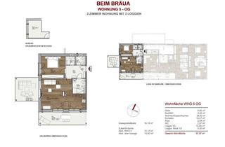 Wohnung mieten in 87776 Sontheim, Erstbezug "BEIM-BRÄUA" - Exklusive 2-Zimmer-Wohnung mit Süd-Loggia und West-Loggia