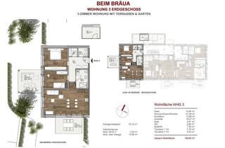 Wohnung mieten in 87776 Sontheim, Erstbezug "BEIM-BRÄUA" - Exklusive 3-Zimmer-Erdgeschosswohnung mit Garten + Terrasse