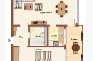 Wohnung mieten in Siegfriedstr., 51674 Wiehl, Wiehl 2-Zimmer Wohnung im 1. OG - komplett renoviert mit Balkon und Stellplatz