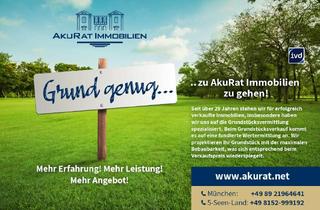 Grundstück zu kaufen in 82399 Raisting, Für verwöhnte Grundstückssuchende als auch Bauträger: Sonniges Grundstück in Raisting a. Ammersee