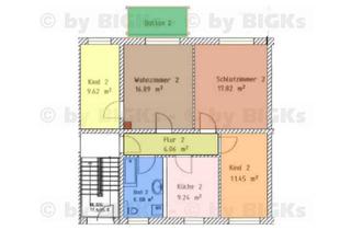 Wohnung mieten in 98553 Schleusingen, Schleusingen - BIGKs - Schleusingen: 4 Raum Wohnung, sep. Küche und Balkon (-;)