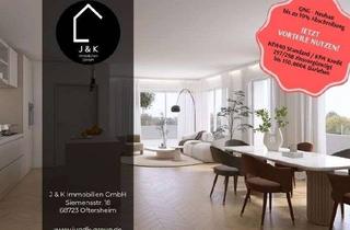 Penthouse kaufen in 68723 Plankstadt, Projektierter Neubau im schönen Plankstadt! KfW 40 QNG I Stilvolles Penthouse mit Dachterrasse