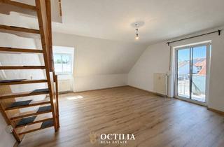 Wohnung kaufen in 85405 Nandlstadt, Bezugsfreie 3-Zimmer-Maisonette mit Balkon, hochwertiger Einbauküche und TG-Stellplatz