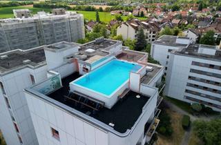 Wohnung kaufen in 82008 Unterhaching, Exklusive 1-Zimmer-Wohnung mit Sky-Pool auf der Dachterrasse, in der Stadt und doch in der Natur