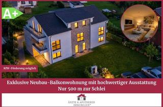Wohnung kaufen in 24376 Kappeln, Exklusive Neubau-Balkonwohnung mit hochwertiger Ausstattung - nur 500 m zur Schlei