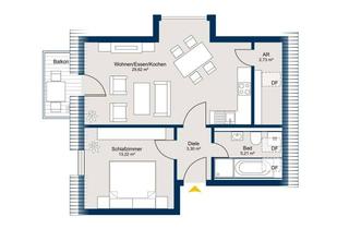 Wohnung kaufen in 86836 Klosterlechfeld, vermietete 2-Zimmer-Dachgeschosswohnung in Klosterlechfeld zu verkaufen