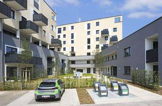 Wohnung mieten in Mahalia-Jackson-Straße, 64285 Darmstadt, Schicke, barrierefreie 1-Zimmer-Wohnung mit Balkon in der Lincoln-Siedlung.