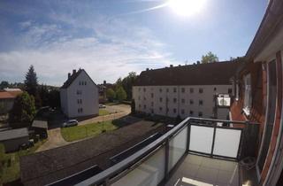 Wohnung mieten in 36448 Schweina, Helle 2-Zimmer-Mansardwohnung ohne Dachschrägen mit Balkon und modernem Tageslichtbad