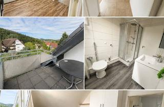 Wohnung mieten in Kapplerstraße 33, 76593 Gernsbach, Helle 2-Zimmer-Dachgeschosswohnung mit großem Balkon und traumhaftem Blick über Gernsbach