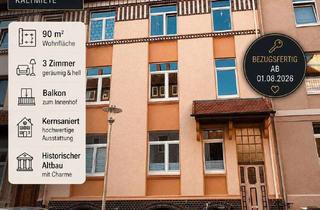 Wohnung mieten in Storrestraße, 31134 Hildesheim, Erstbezug nach Kernsanierung – Stilvolle 3-Zimmer-Altbauwohnung
