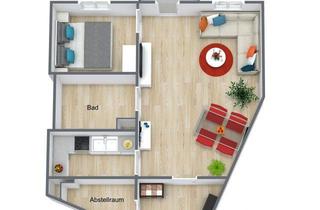 Immobilie mieten in Lungwitzer Straße 45, 09337 Hohenstein-Ernstthal, Altersgerechte 2-Raumwohnung mit Balkon