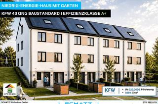 Haus kaufen in 70771 Leinfelden-Echterdingen, KfW 40 QNG I Niedrig-Energie-Haus mit 169m² Gebäudefläche I Schlüsselfertiges Mittelhaus ink. Garten