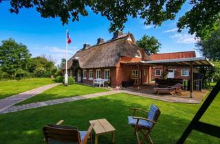 Haus kaufen in 24966 Sörup, Familienfreundliches Reetdachhaus mit großem Garten in naturnaher Feldrandlage