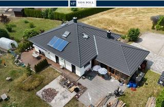 Haus kaufen in 91599 Dentlein, Exklusiver Bungalow mit hochwertiger Ausstattung, Doppelcarport und traumhaftem Garten
